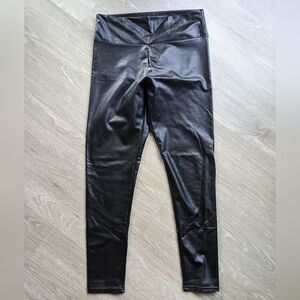 Faux Leather size L Leggings